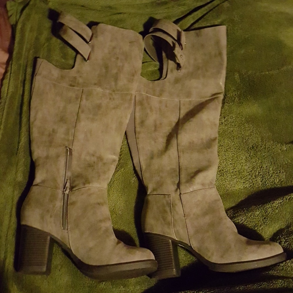 Grey Torrid over the knee boots